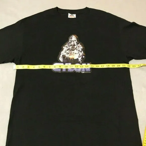 Vintage 1997 Battlestar Galactica Cylon Alstyle T-Shirt Universal Studios - Picture 4 of 6